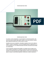 Thyristor and Triac Tester