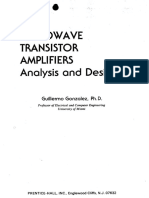 Microwave Transistor Amplifier by Gonzalez