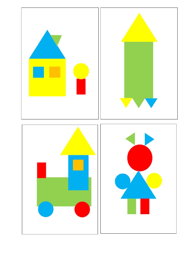 Dibujos Con Figuras Geometricas