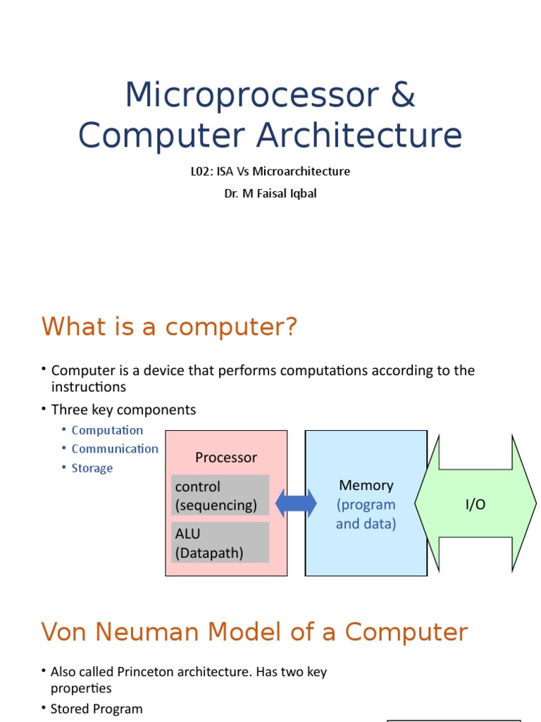 Understanding the Distinction between Instruction Set Architecture (ISA ... image.