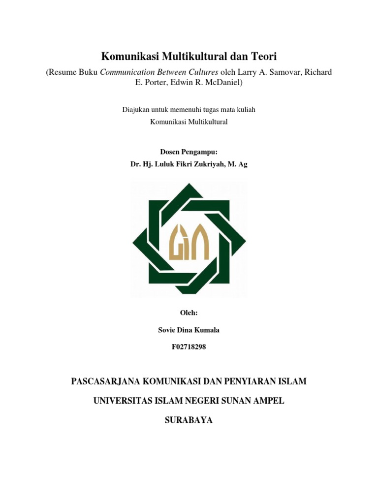 COMMUNICATION BETWEEN CULTURES SAMOVAR PDF intelligence overview