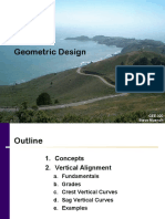 Geometric Design: CEE 320 Steve Muench