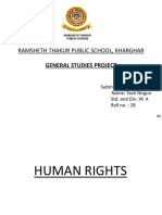 Ramsheth Thakur Public School, Kharghar: General Studies Project