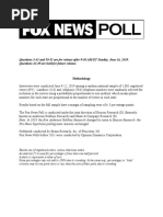 Fox News Poll, June 16