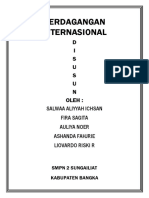 PERDAGANGAN INTERNASIONAL