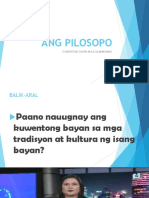 Ang Pilosopo Aralin 1.2