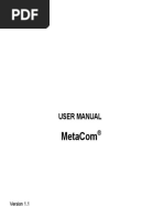 MetaCom Manual PDF