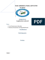 Legislación Laboral: Prestaciones y Seguridad Social