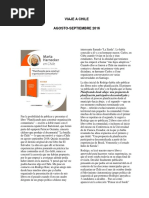 Bitácora del último viaje de Marta Harnecker a Chile