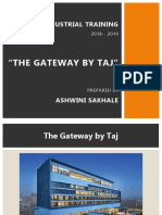 "The Gateway by Taj": Industrial Training