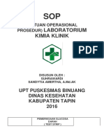 SOP Kimia Klinik