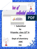 Submitted: by 12 A To Dept of Chemistry JSBC Lko