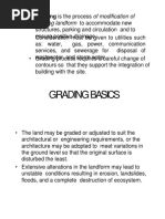 SITE GRADING and LANDFORM DESIGN SITE GR | PDF | Slope | Contour Line