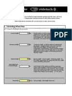 Spring Rate Calculator for Coil-Over Suspension