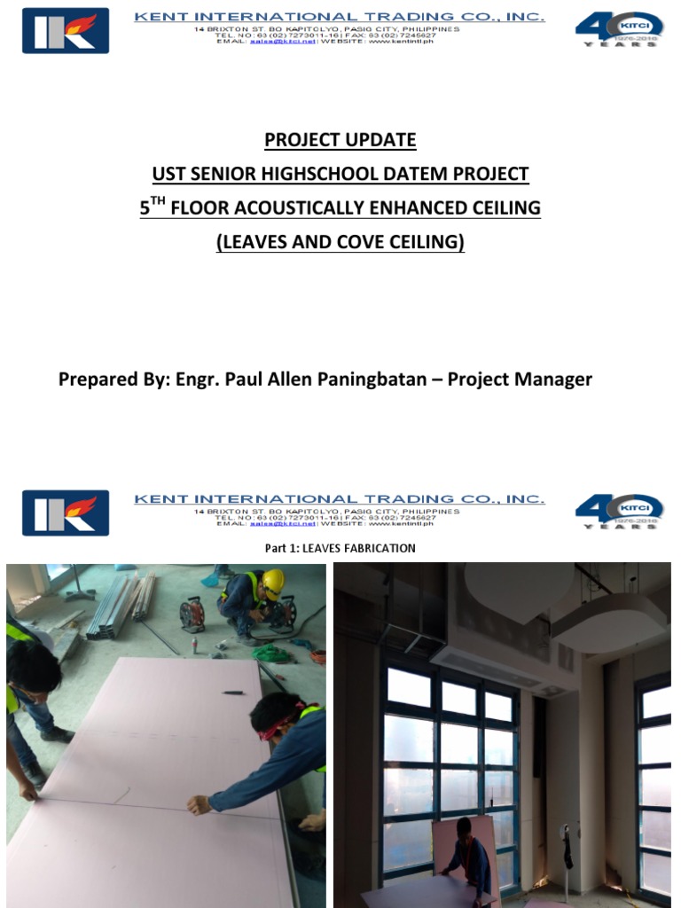 Project Update For Leaves | PDF