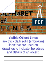 Unit c Basic Drafting Skills Alphabet of Lines