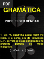 Aula 01 - Básico 2 VG - Gramática - Prof. Elder Dencati - Slides