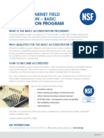 Accreditation Program: Biosafety Cabinet Field Certification - Basic