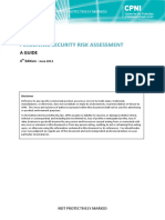Personal Security Risk Assessment Template PDF