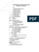 Enfoque Cuantitativo Esquema Del Proyecto de Tesis PDF
