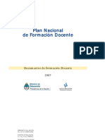 Plan Nacional de Formaci+ N Docente 2007