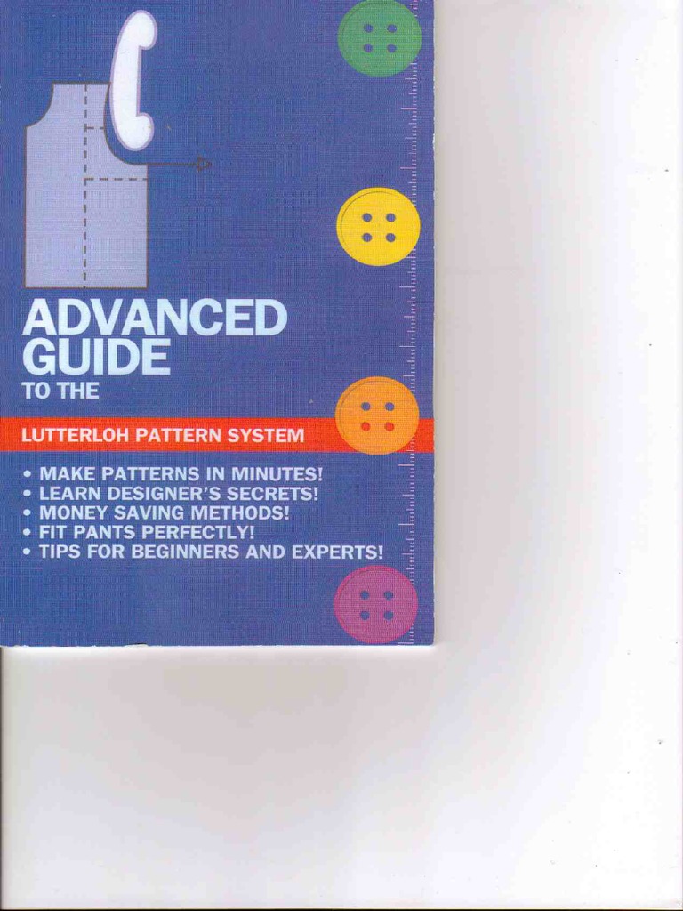 PDF Advanced Guide to the Lutterloh System Sewing Pattern/'s Haslam