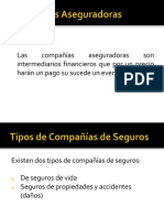 Compañías Aseguradoras