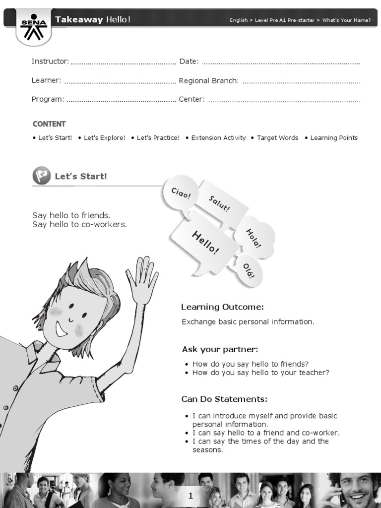 Greetings and Introductions Guide | PDF | English Language | Languages