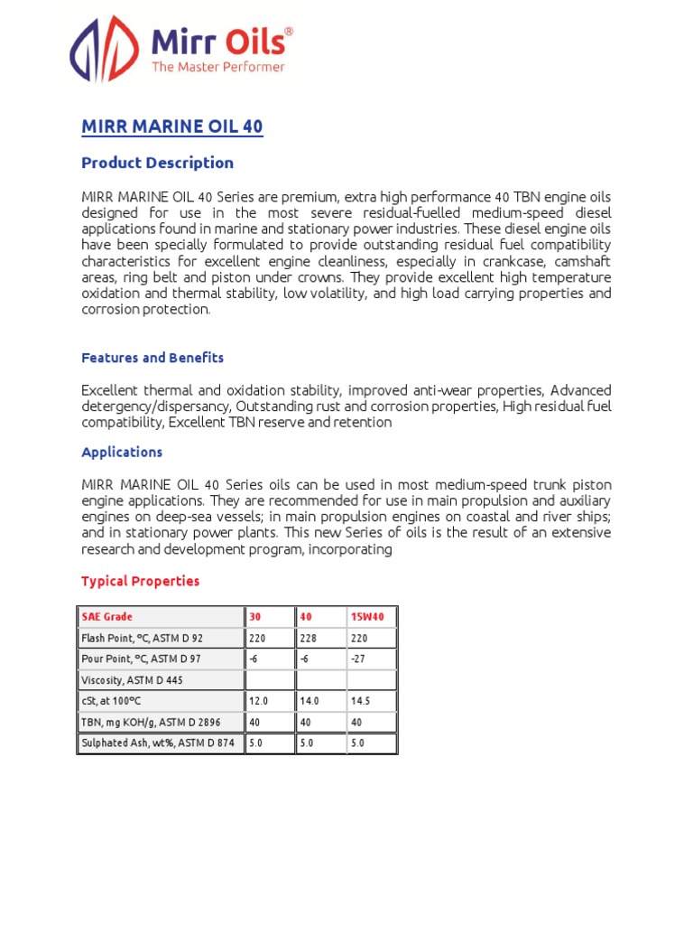 Engine Oils PDF