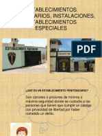 Establecimientos Penitenciarios, Instalaciones, Establecimientos 