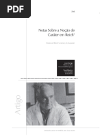 Nocçao Sobre Carater