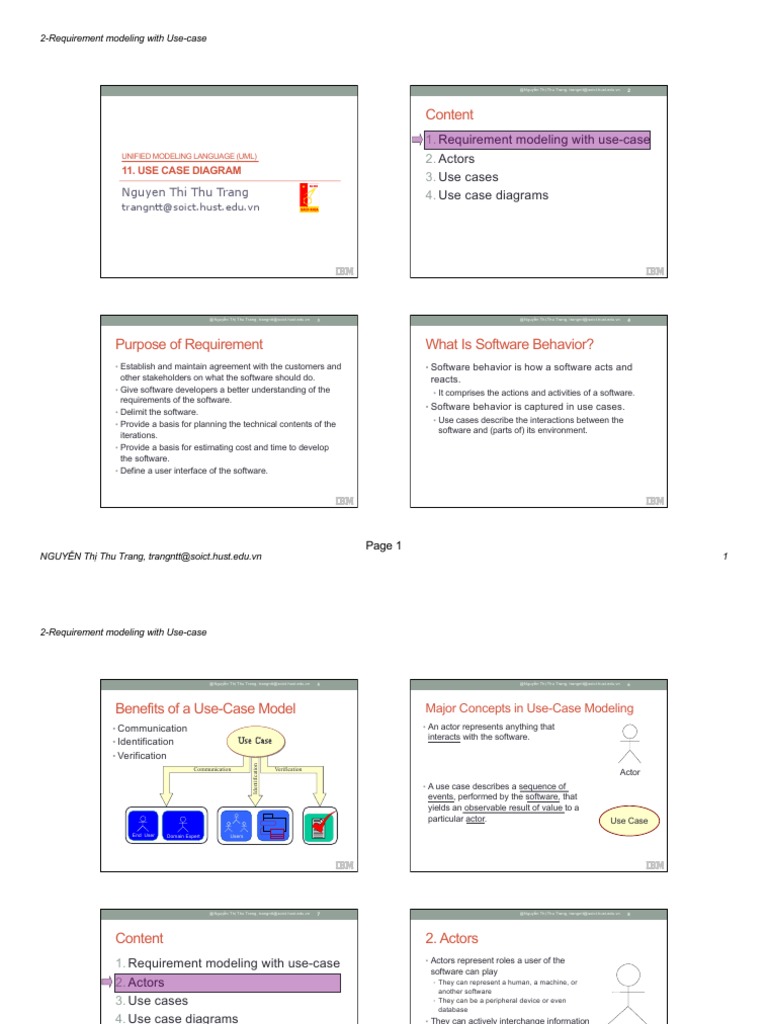 Use Case Modeling in Software Engineering | PDF | Use Case | Software ...