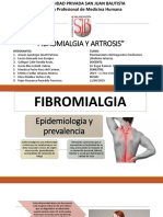 Fibromialgia y Artrosis