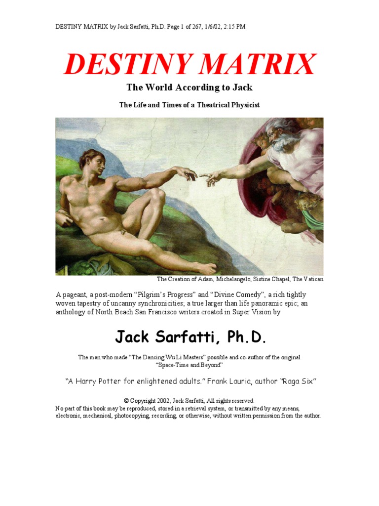 Jack Sarfatti - The Destiny Matrix | PDF | Nature