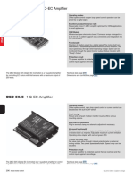 DEC Module 50/5 1-Q-EC Amplifier: Operating Modes