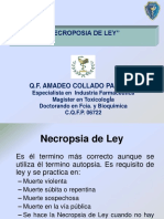 Necropsia de Ley, Metodos y Procedimientos