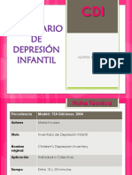 Cdi Inventario de Depresión Infantil Maria Kovacs
