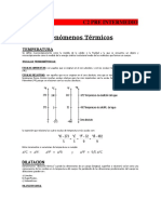 Fenómenos térmicos y cambios de fase