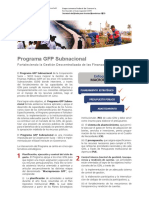 FS Programa GFP Subnacional 2018