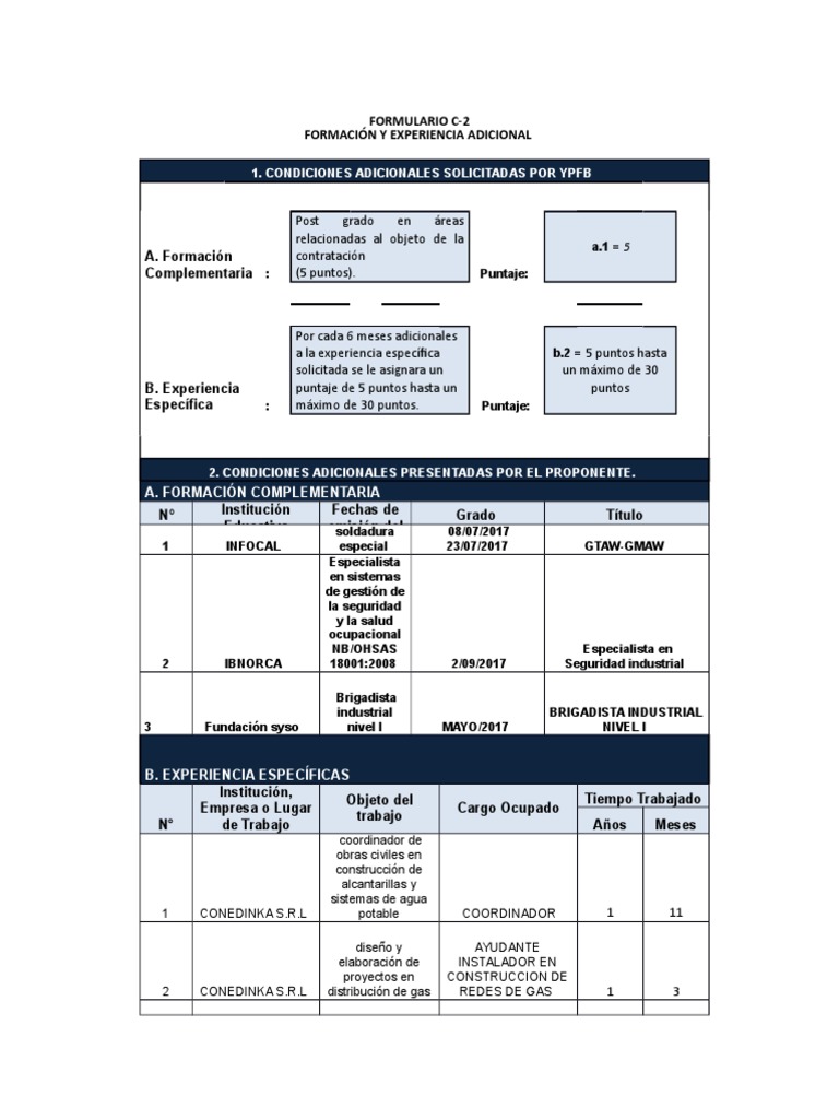Instrucciones para Formulario C-2 | PDF
