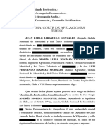 Recurso de Proteccion de María Luisa Igaiman Contra El Diputado Andrés Molina