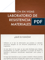 Flexión vigas resistencia materiales