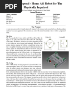 STEM Proposal - Home Aid Robot For The Physically Impaired