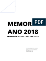 2018 - Memoria de Actividades