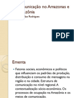 Comunicação No Amazonas e Na Amazonia