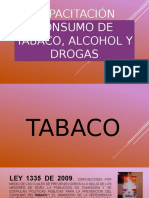 Capacitación Consumo de Tabaco, Alcohol y Drogas