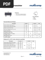 SMD NPN Transistor: Features