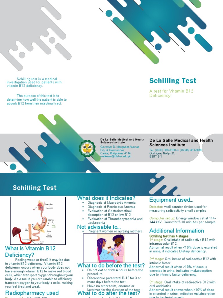 Schilling Test Anemia