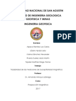 Trazabilidad de Las Mediciones de Susceptibilidad Magnetica