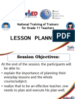 National Educators Academy Lesson Planning